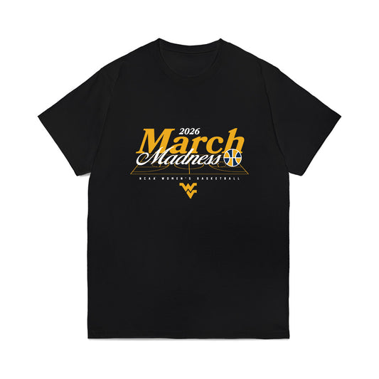 West Virginia - NCAA Women's Basketball : Loghan Johnson - NCAA® March Madness® 2026 Comfort Colors T-Shirt-0