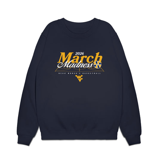 West Virginia - NCAA Women's Basketball : Celia Riviere - NCAA® March Madness® 2026 Premium Crewneck Sweatshirt-0
