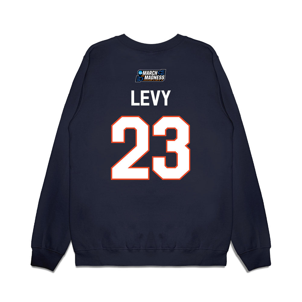 Virginia - NCAA Women's Basketball : Romi Levy - NCAA® March Madness® 2026 Premium Crewneck Sweatshirt-1