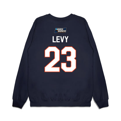 Virginia - NCAA Women's Basketball : Romi Levy - NCAA® March Madness® 2026 Premium Crewneck Sweatshirt-1
