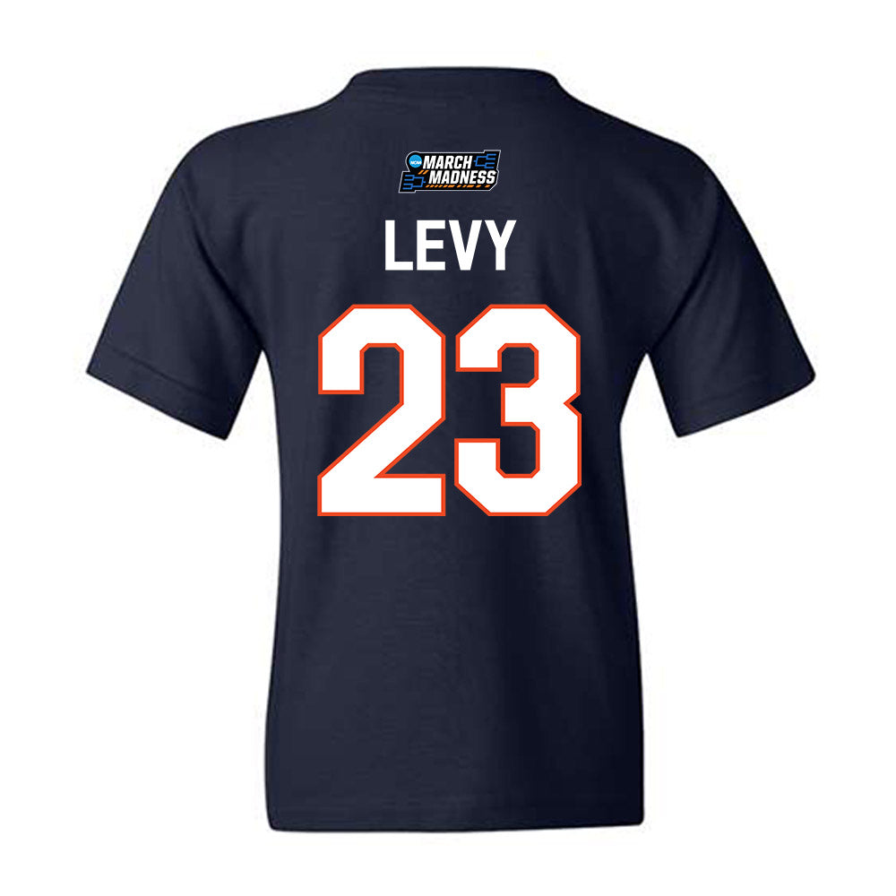 Virginia - NCAA Women's Basketball : Romi Levy - NCAA® March Madness® 2026 Youth T-Shirt-1