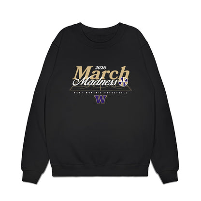 Washington - NCAA Women's Basketball : Nina Cain - NCAA® March Madness® 2026 Premium Crewneck Sweatshirt-0