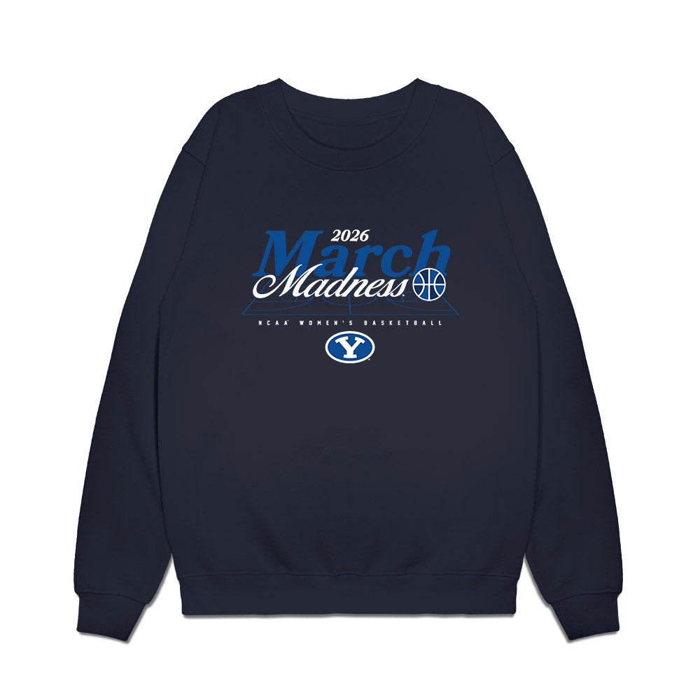 BYU - NCAA Women's Basketball : Marya Hudgins - NCAA® March Madness® 2026 Premium Crewneck Sweatshirt-0