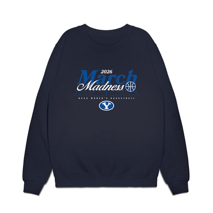 BYU - NCAA Women's Basketball : Marya Hudgins - NCAA® March Madness® 2026 Premium Crewneck Sweatshirt-0