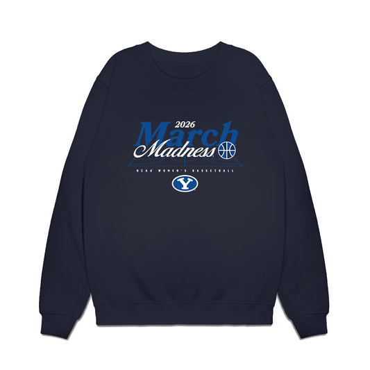BYU - NCAA Women's Basketball : Marya Hudgins - NCAA® March Madness® 2026 Premium Crewneck Sweatshirt-0