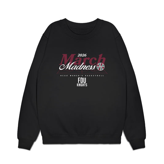 FDU - NCAA Women's Basketball : Akeelah Lafleur - NCAA® March Madness® 2026 Premium Crewneck Sweatshirt-0