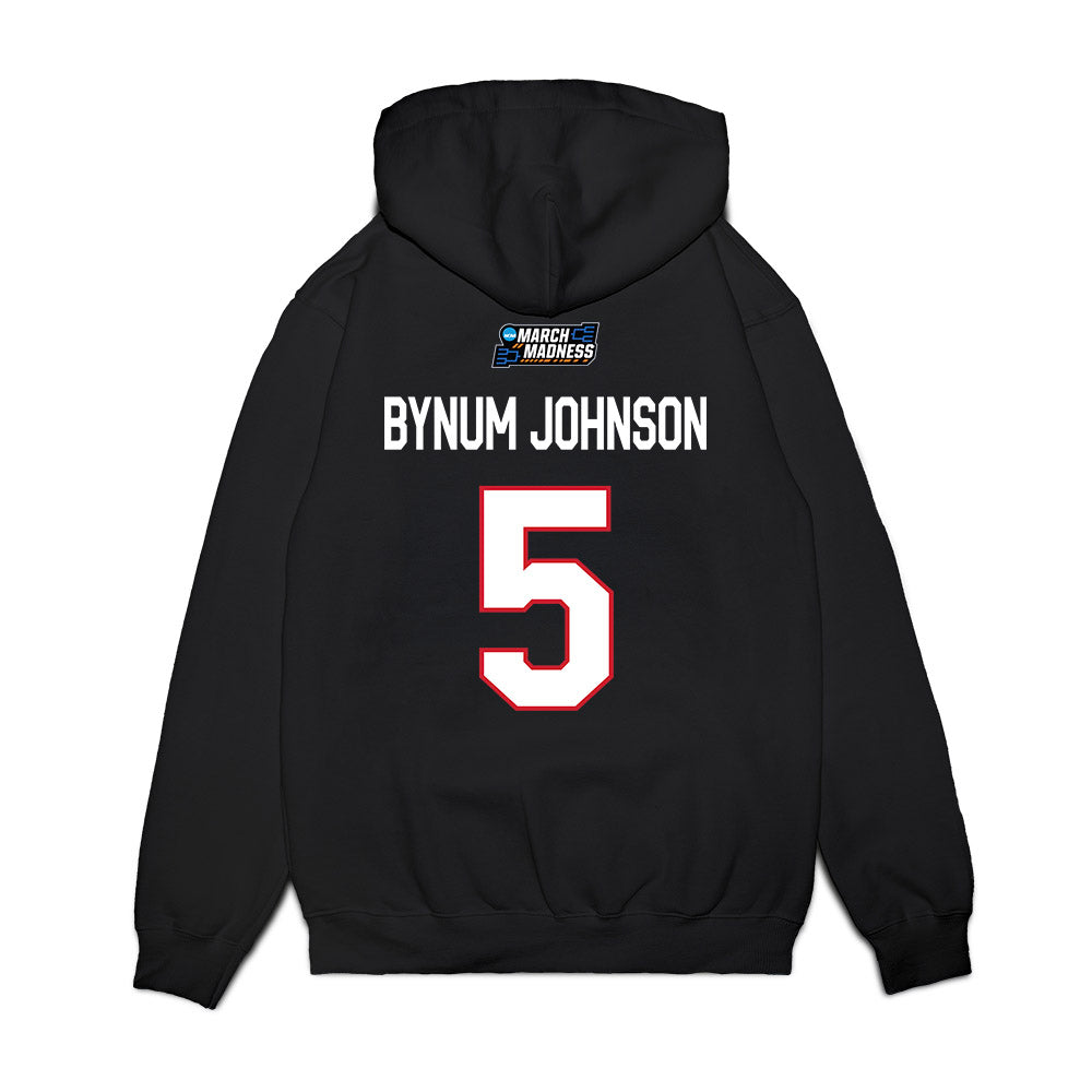 Howard - NCAA Women's Basketball : Destiny Bynum johnson - NCAA® March Madness® 2026 Premium Hooded Sweatshirt-1