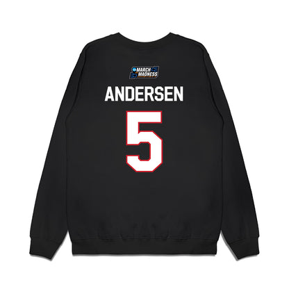 Fairfield - NCAA Women's Basketball : Meghan Andersen - NCAA® March Madness® 2026 Premium Crewneck Sweatshirt-1