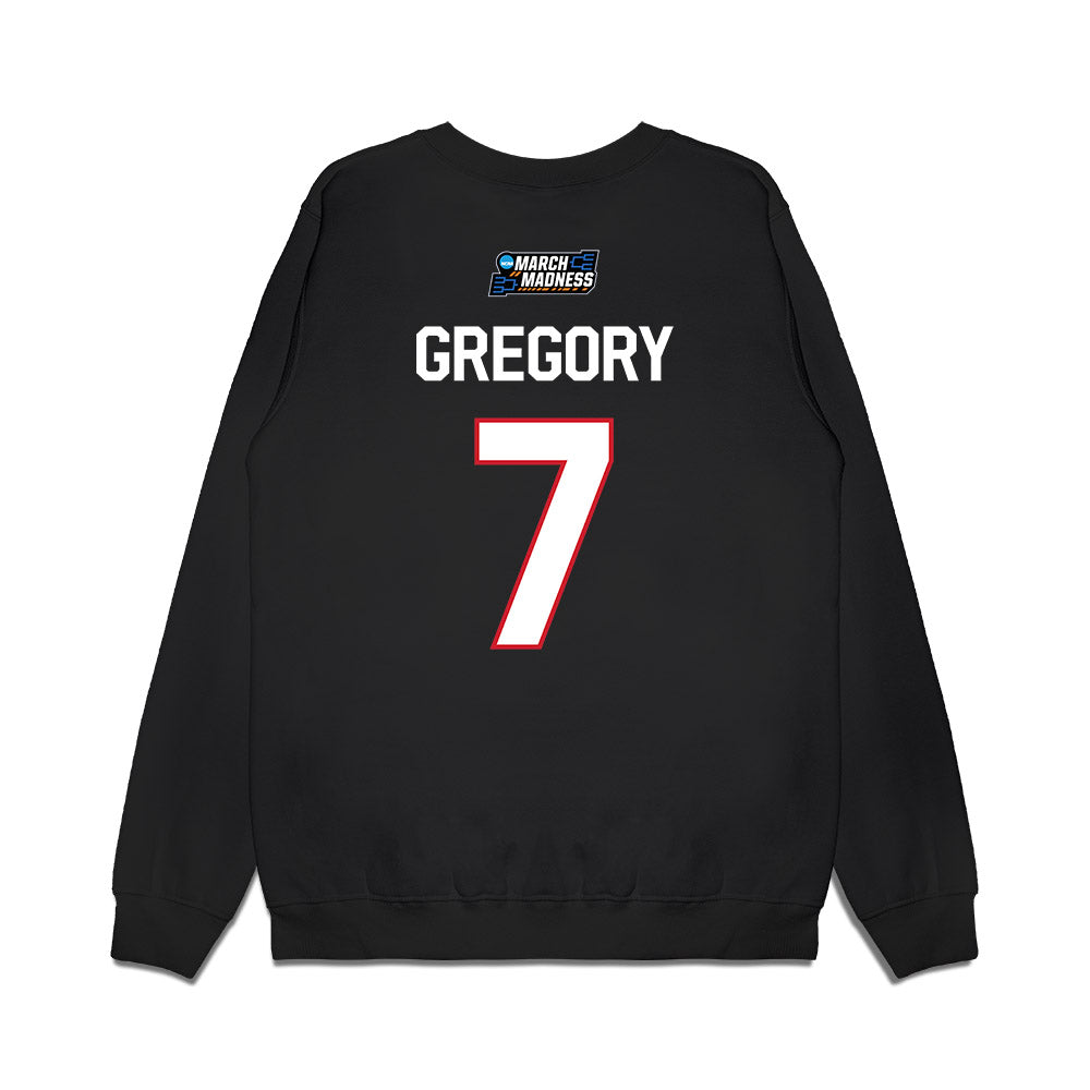 Fairfield - NCAA Women's Basketball : Keyarah Gregory - NCAA® March Madness® 2026 Premium Crewneck Sweatshirt-1