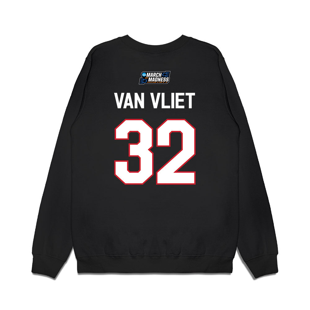 Fairfield - NCAA Women's Basketball : Milou van Vliet - NCAA® March Madness® 2026 Premium Crewneck Sweatshirt-1