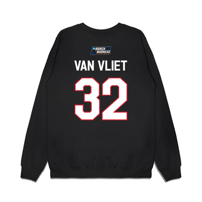 Fairfield - NCAA Women's Basketball : Milou van Vliet - NCAA® March Madness® 2026 Premium Crewneck Sweatshirt-1