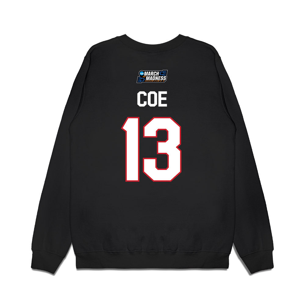 Fairfield - NCAA Women's Basketball : Cyanne Coe - NCAA® March Madness® 2026 Premium Crewneck Sweatshirt-1