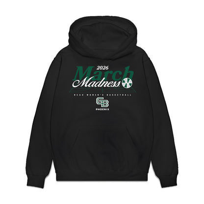 UW Green Bay - NCAA Women's Basketball : Meghan Schultz - NCAA® March Madness® 2026 Premium Hooded Sweatshirt-0