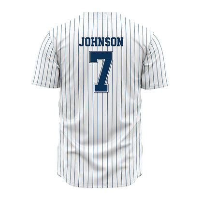 Old Dominion - NCAA Baseball : Will Johnson - Pinstripe Jersey-1