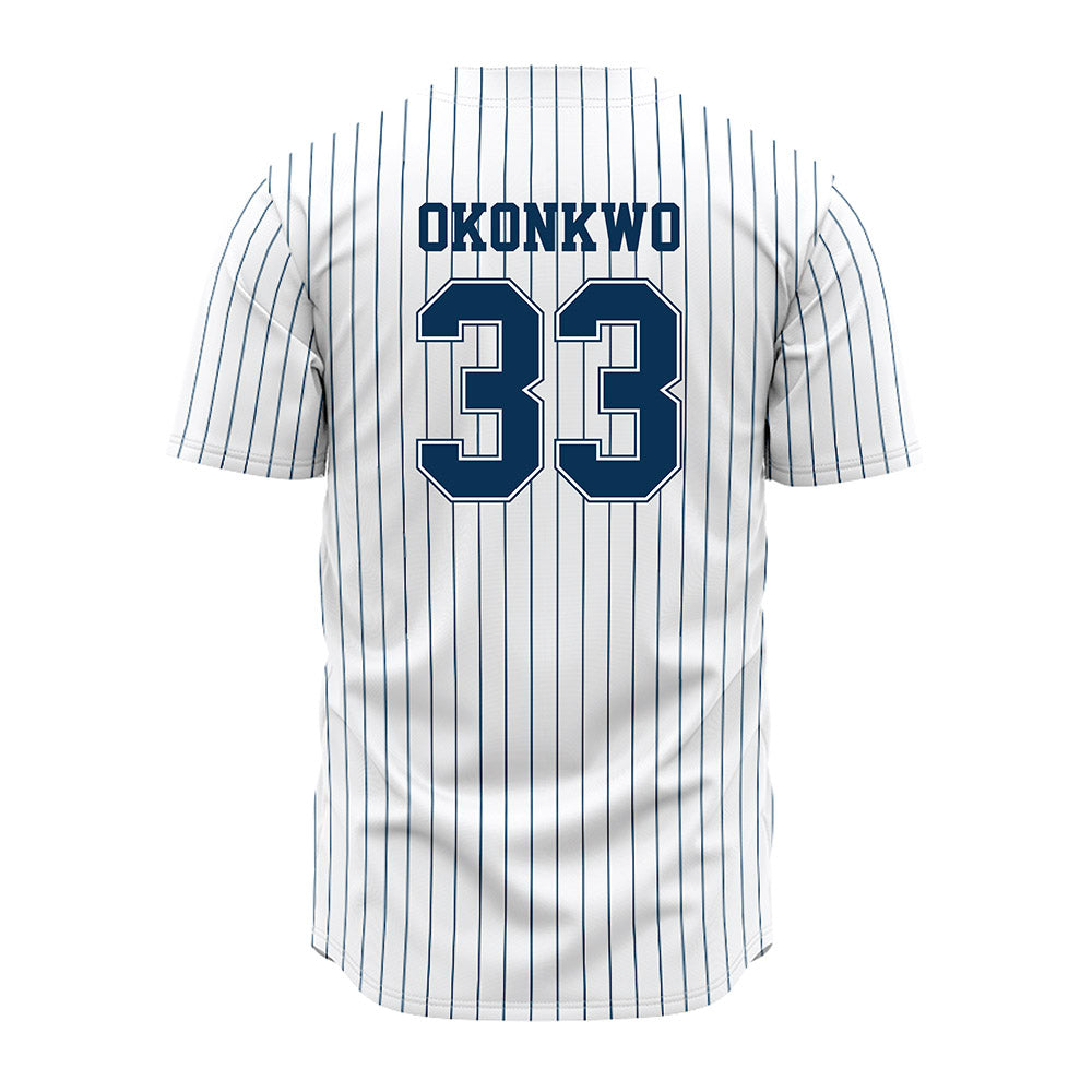 Old Dominion - NCAA Baseball : Jackson Okonkwo - Pinstripe Jersey-1