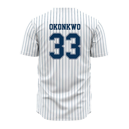 Old Dominion - NCAA Baseball : Jackson Okonkwo - Pinstripe Jersey-1