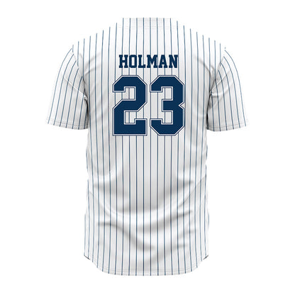 Old Dominion - NCAA Baseball : Evan Holman - Pinstripe Jersey-1