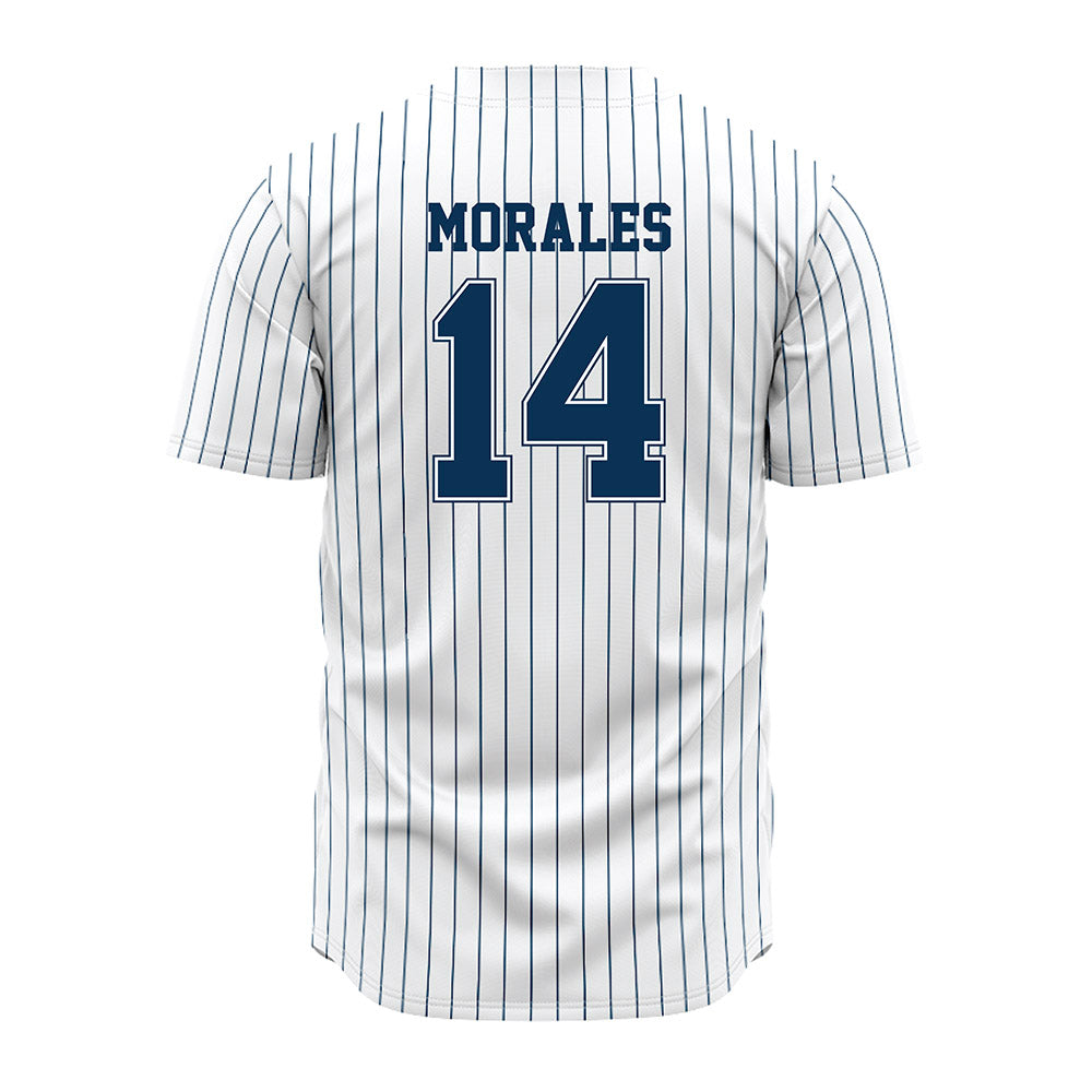 Old Dominion - NCAA Baseball : Efrain Morales - Pinstripe Jersey-1