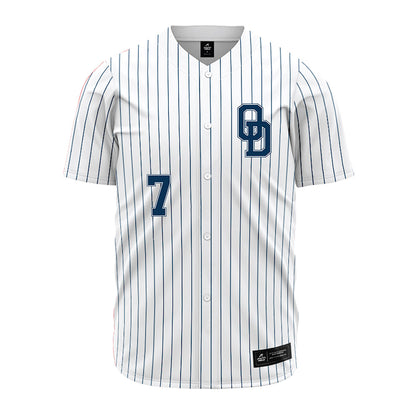 Old Dominion - NCAA Baseball : Will Johnson - Pinstripe Jersey-0