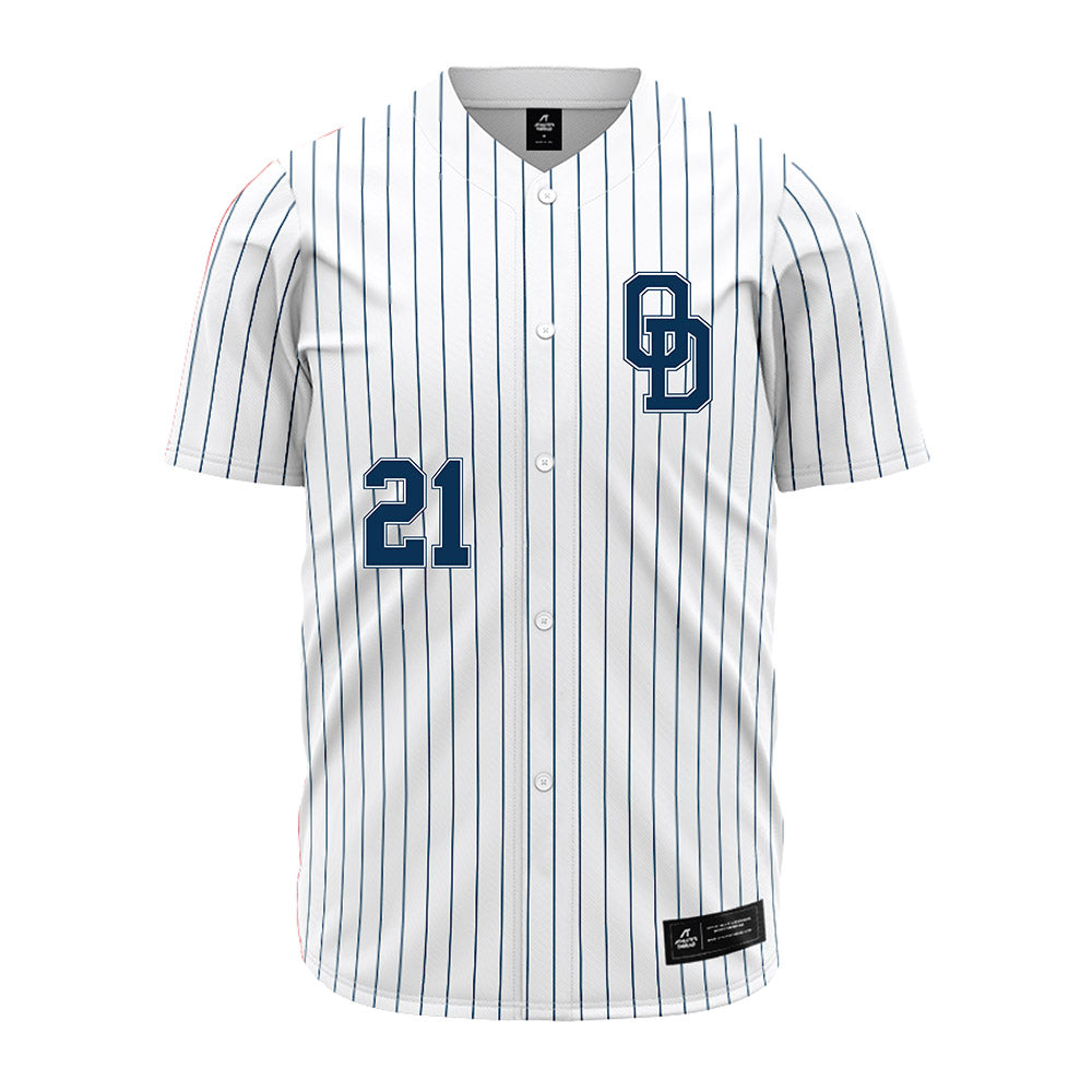Old Dominion - NCAA Baseball : Bryce Mucica - Pinstripe Jersey-0