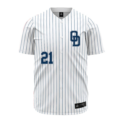 Old Dominion - NCAA Baseball : Bryce Mucica - Pinstripe Jersey-0