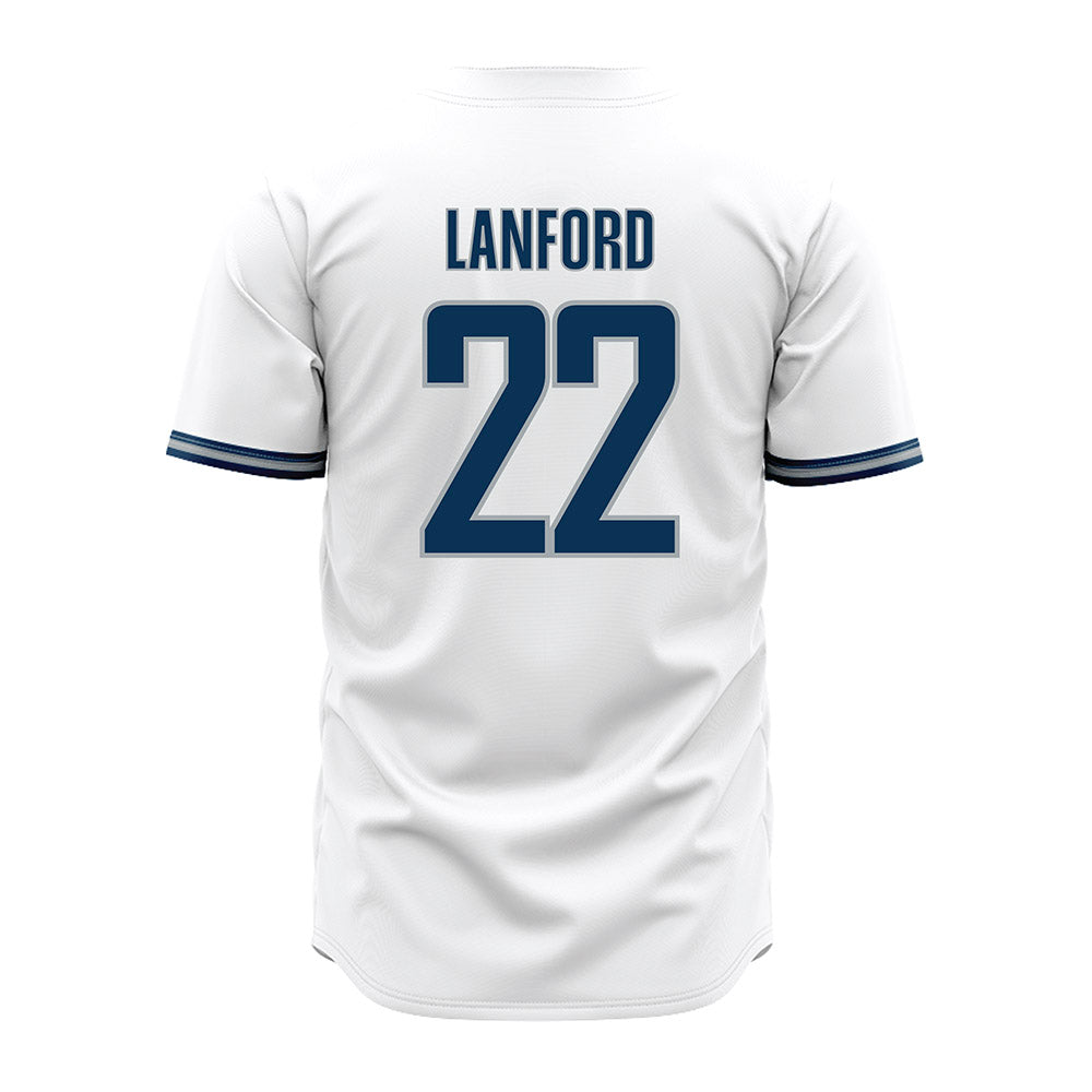 Old Dominion - NCAA Baseball : Cole Lanford - White Jersey-1
