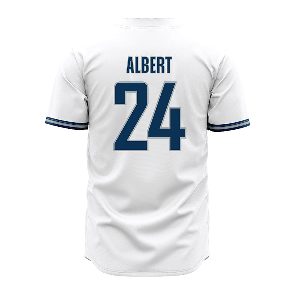 Old Dominion - NCAA Baseball : Davis Albert - White Jersey-1