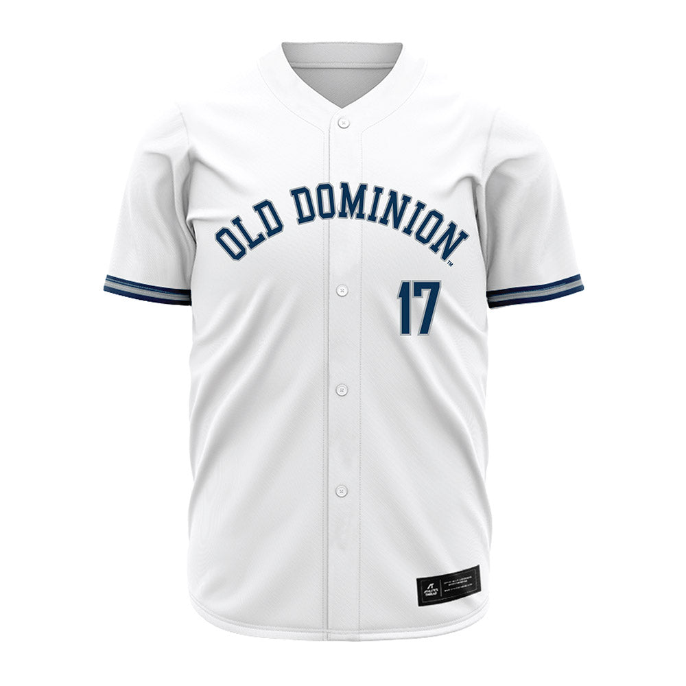 Old Dominion - NCAA Baseball : Jace Watson - White Jersey-0