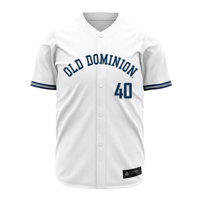 Old Dominion - NCAA Baseball : Kenneth Price - White Jersey-0