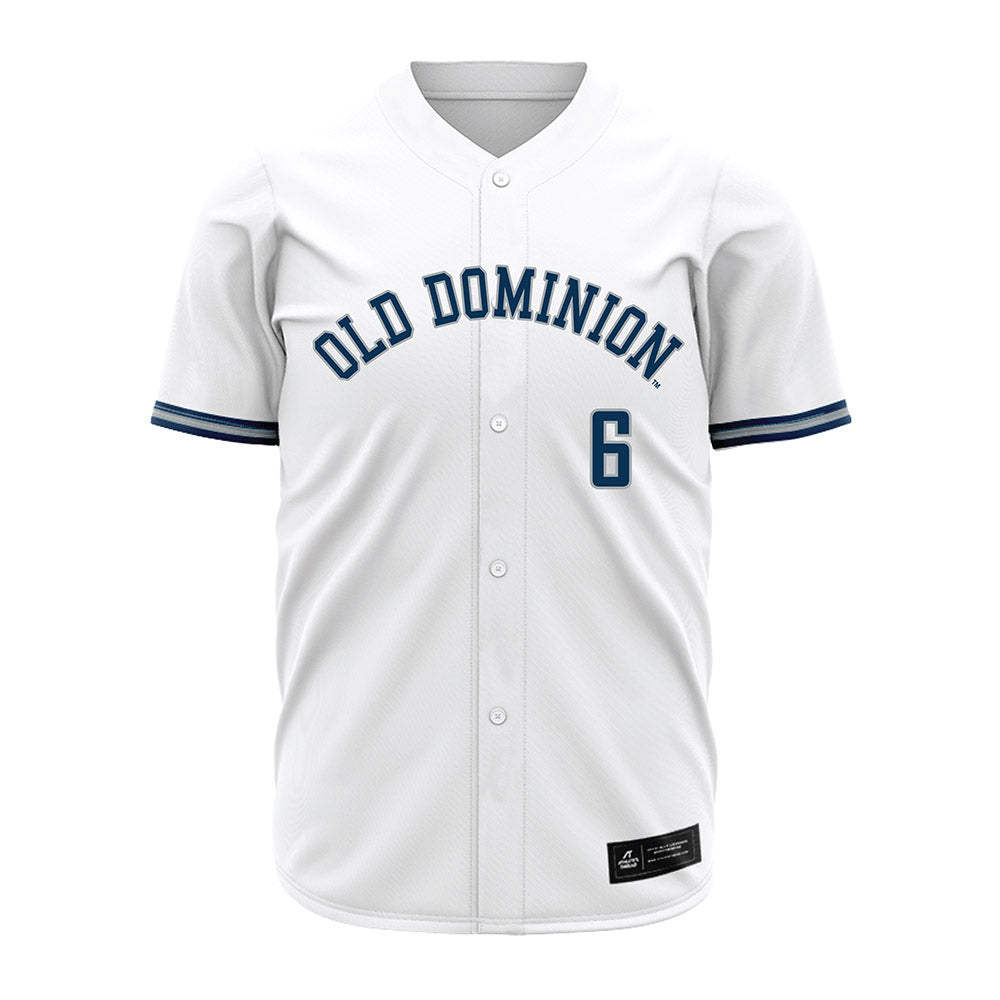 Old Dominion - NCAA Baseball : Jake Wagner - White Jersey-0