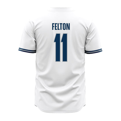 Old Dominion - NCAA Baseball : Nick Felton - White Jersey-1