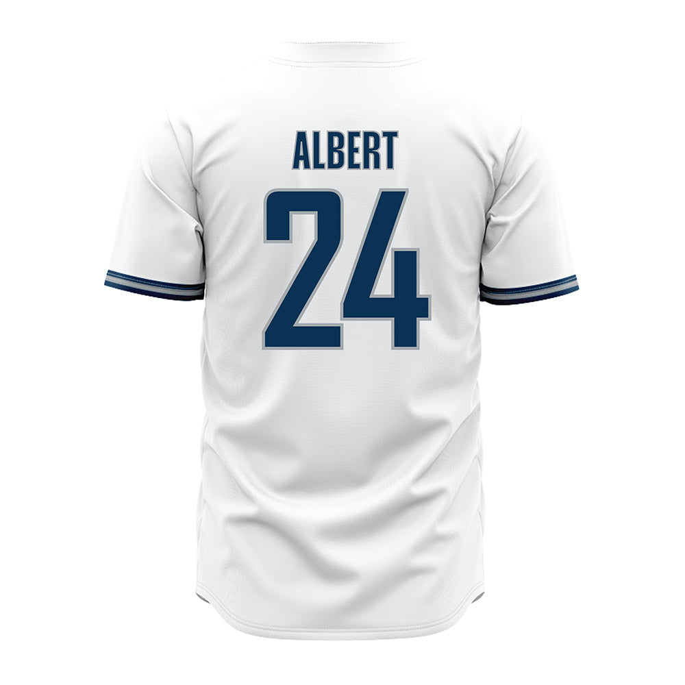 Old Dominion - NCAA Baseball : Davis Albert - White Jersey-1