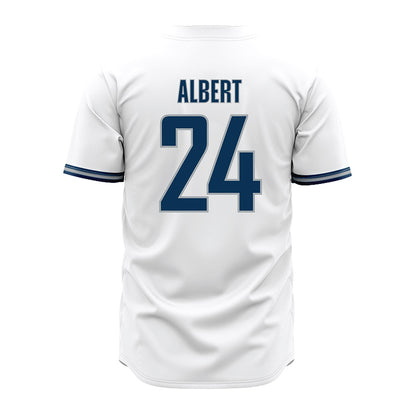 Old Dominion - NCAA Baseball : Davis Albert - White Jersey-1