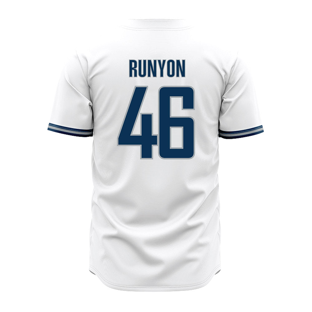 Old Dominion - NCAA Baseball : Jackson Runyon - White Jersey-1