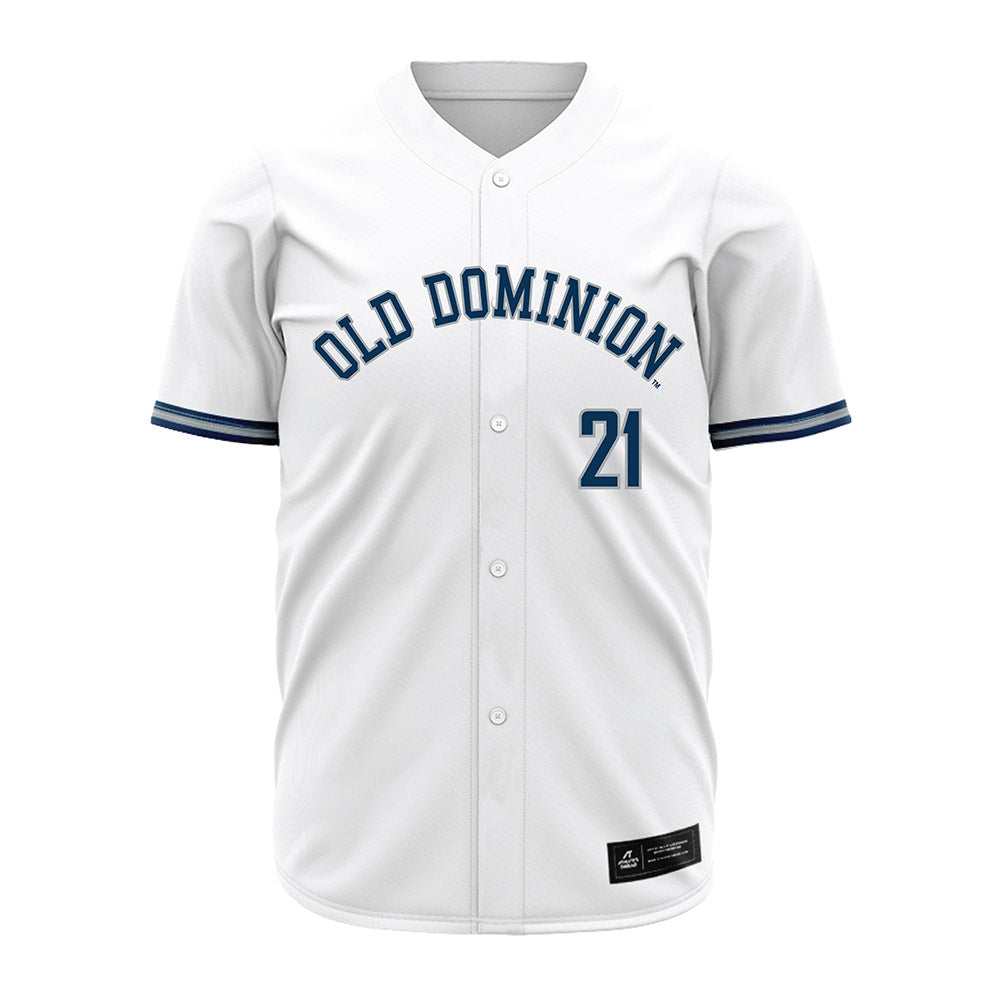Old Dominion - NCAA Baseball : Bryce Mucica - White Jersey-0