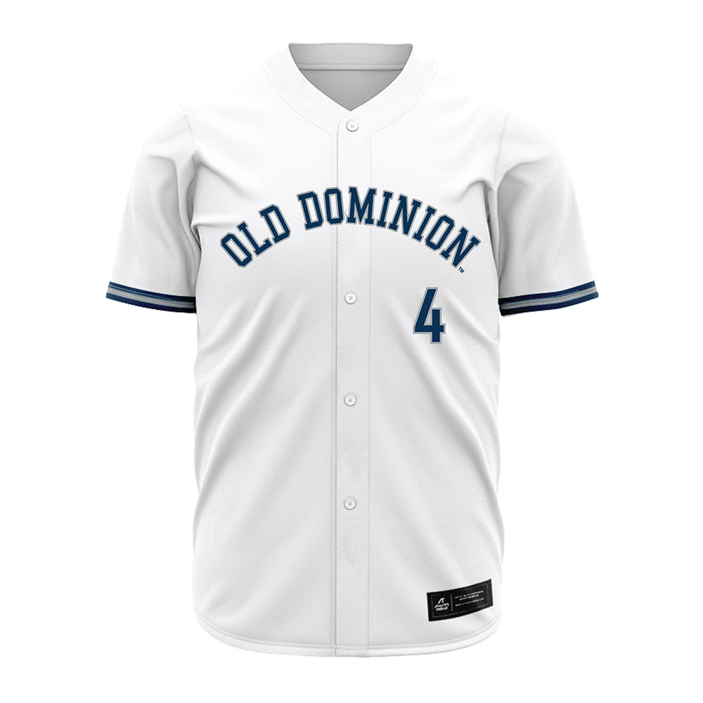 Old Dominion - NCAA Baseball : Colton Roquemore - White Jersey-0