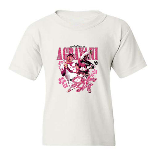 Oklahoma - NCAA Softball : Ailana Agbayani - Collage Youth T-Shirt-0