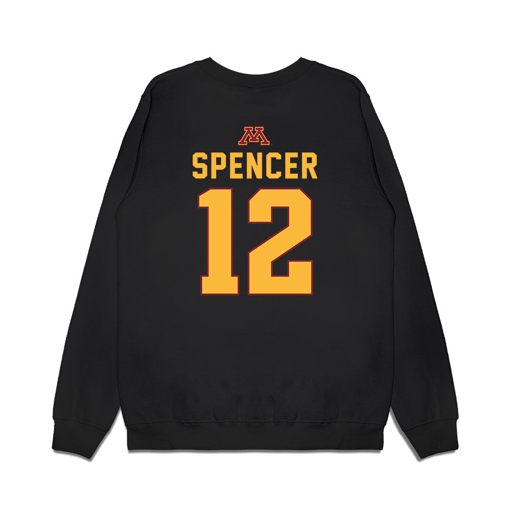 Minnesota - NCAA Men's Basketball : RJ Spencer - Classic Shersey Premium Crewneck Sweatshirt-1