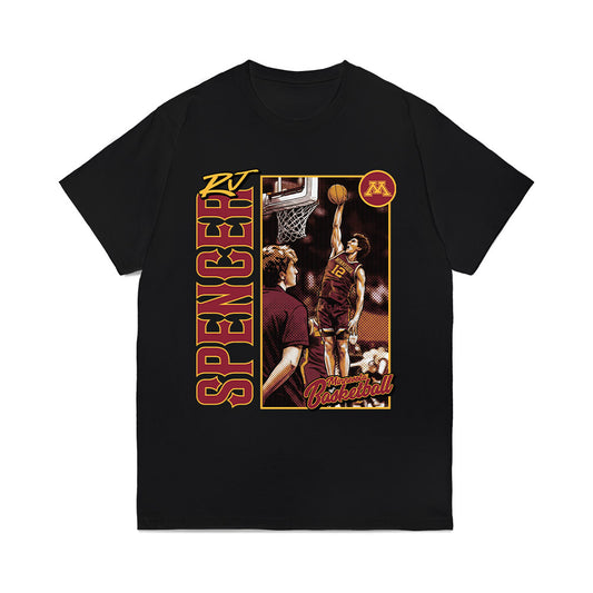 Minnesota - NCAA Men's Basketball : RJ Spencer - Card Inspired Comfort Colors T-Shirt-0