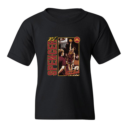 Minnesota - NCAA Men's Basketball : RJ Spencer - Card Inspired Youth T-Shirt-0