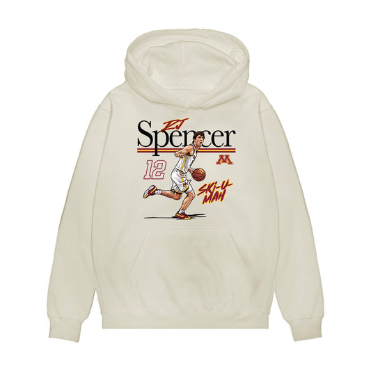 Minnesota - NCAA Men's Basketball : RJ Spencer - Graphic Premium Hooded Sweatshirt-0