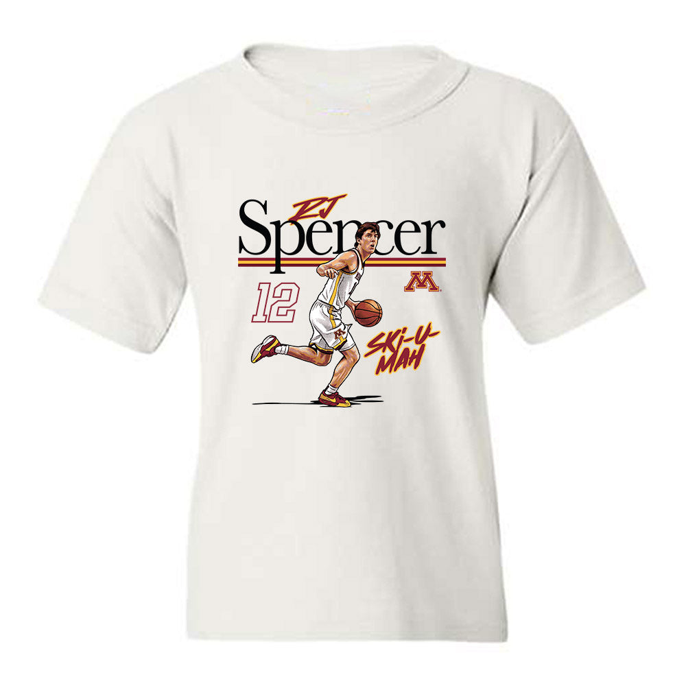 Minnesota - NCAA Men's Basketball : RJ Spencer - Graphic Youth T-Shirt-0