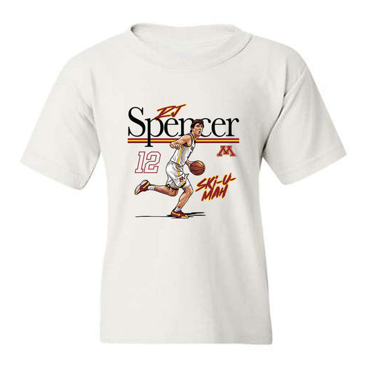 Minnesota - NCAA Men's Basketball : RJ Spencer - Graphic Youth T-Shirt-0
