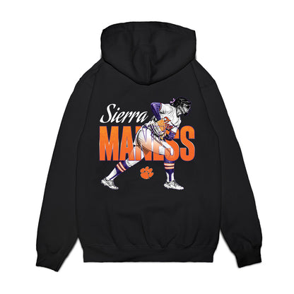 Clemson - NCAA Softball : Sierra Maness - Caricature Premium Hooded Sweatshirt-1