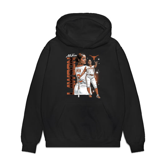 Texas - NCAA Softball : MaTaia Lawson - Individual Collage Premium Hooded Sweatshirt-0
