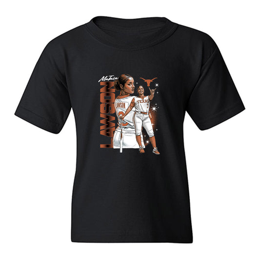 Texas - NCAA Softball : MaTaia Lawson - Youth T-Shirt-0