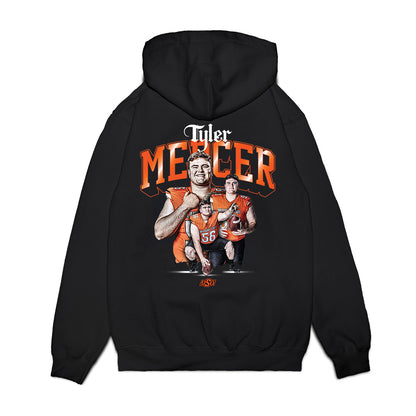 Oklahoma State - NCAA Football : Tyler Mercer - Collage Premium Hooded Sweatshirt-1