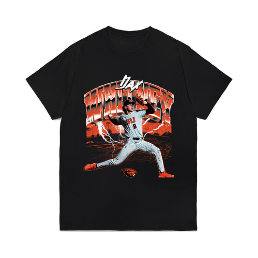 Oregon State - NCAA Baseball : Dax Whitney - Collage Comfort Colors T-Shirt-0