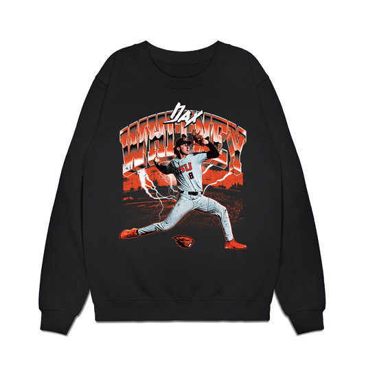 Oregon State - NCAA Baseball : Dax Whitney - Collage Premium Crewneck Sweatshirt-0