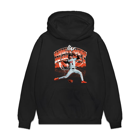 Oregon State - NCAA Baseball : Dax Whitney - Collage Premium Hooded Sweatshirt-0